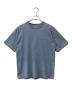 agnes b homme（アニエスベーオム）の古着「ロゴTシャツ」｜スカイブルー