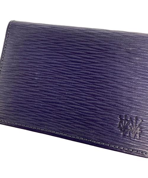 cocomeister（ココマイスター）cocomeister (ココマイスター) カードケース ネイビーの古着・服飾アイテム