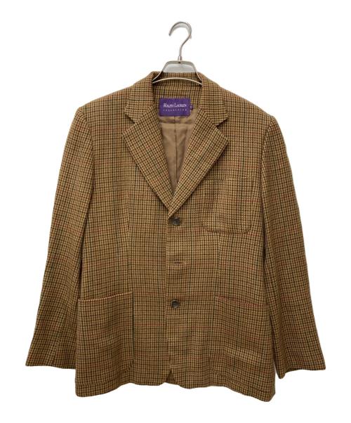 RALPH LAUREN（ラルフローレン）RALPH LAUREN (ラルフローレン) ツイードチェック3Bジャケット ブラウン サイズ:11の古着・服飾アイテム