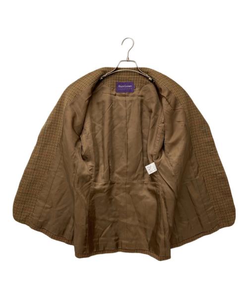 RALPH LAUREN（ラルフローレン）RALPH LAUREN (ラルフローレン) ツイードチェック3Bジャケット ブラウン サイズ:11の古着・服飾アイテム