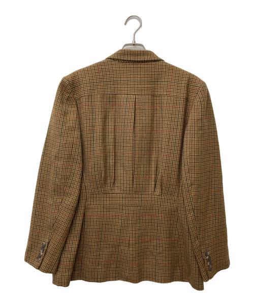 RALPH LAUREN（ラルフローレン）RALPH LAUREN (ラルフローレン) ツイードチェック3Bジャケット ブラウン サイズ:11の古着・服飾アイテム
