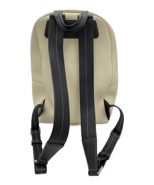 GAVAZZENI（ガヴァッツェーニ）GAVAZZENI (ガヴァッツェーニ) レザーリュック ホワイトの古着・服飾アイテム