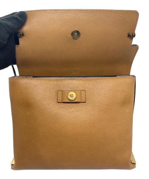 Chloe（クロエ）Chloe (クロエ) クレアチェーンショルダーバッグ ブラウンの古着・服飾アイテム