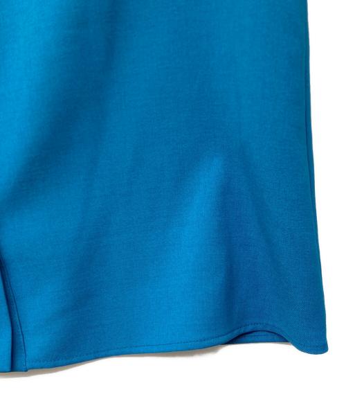 UNITED TOKYO（ユナイテッドトーキョー）UNITED TOKYO (ユナイテッドトーキョー) アシメケープブラウス ブルー サイズ:FREEの古着・服飾アイテム