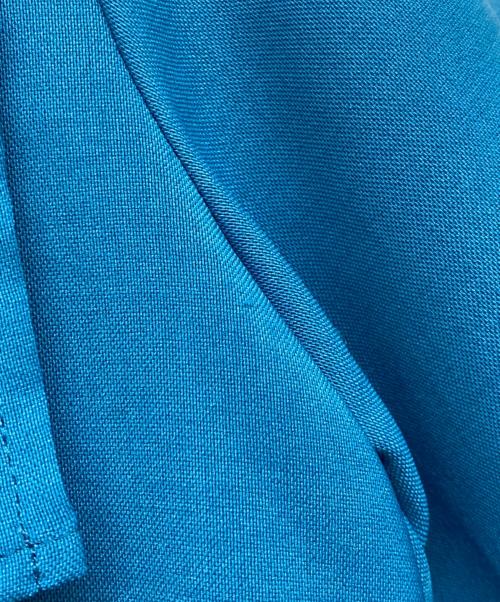 UNITED TOKYO（ユナイテッドトーキョー）UNITED TOKYO (ユナイテッドトーキョー) アシメケープブラウス ブルー サイズ:FREEの古着・服飾アイテム