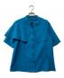 UNITED TOKYO（ユナイテッドトーキョー）の古着「アシメケープブラウス」｜ブルー
