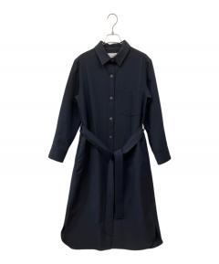 中古・古着通販】SOEJU (ソージュ) ロングシャツワンピース グレー