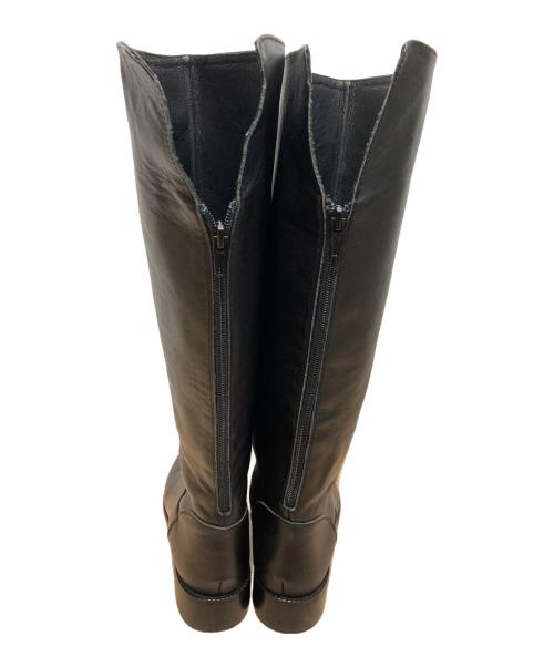 REMME（レメ）REMME (レメ) バックジップロングブーツ ブラック サイズ:36の古着・服飾アイテム