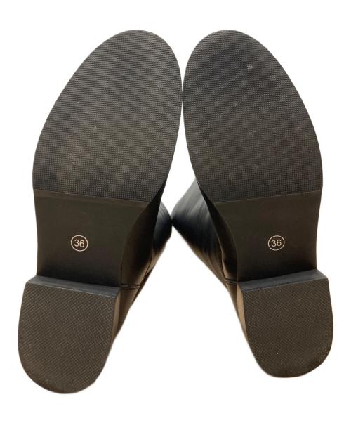 REMME（レメ）REMME (レメ) バックジップロングブーツ ブラック サイズ:36の古着・服飾アイテム