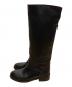REMME (レメ) バックジップロングブーツ ブラック サイズ:36：6000円