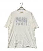 maison kitsuneメゾンキツネ）の古着「ロゴTシャツ」｜ホワイト