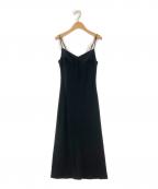 Yueユエ）の古着「キャミソールワンピース」｜ブラック