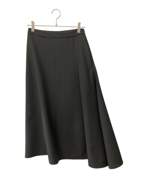 JIL SANDER（ジルサンダー）JIL SANDER (ジルサンダー) アシンメトリースカート ブラック サイズ:32の古着・服飾アイテム
