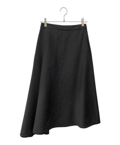 JIL SANDER（ジルサンダー）JIL SANDER (ジルサンダー) アシンメトリースカート ブラック サイズ:32の古着・服飾アイテム