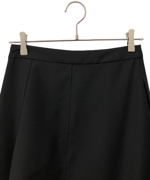 JIL SANDER（ジルサンダー）JIL SANDER (ジルサンダー) アシンメトリースカート ブラック サイズ:32の古着・服飾アイテム