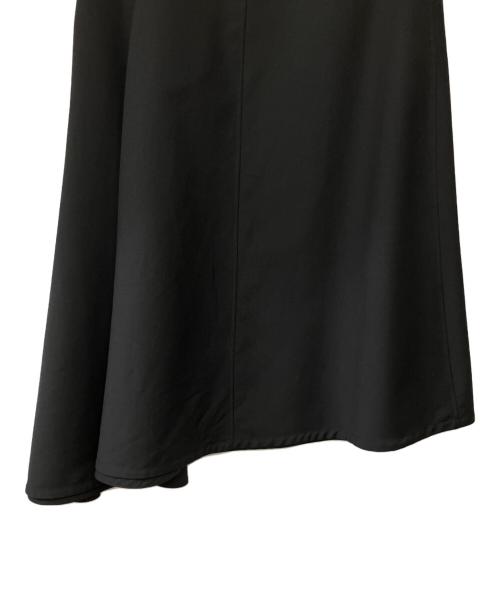 JIL SANDER（ジルサンダー）JIL SANDER (ジルサンダー) アシンメトリースカート ブラック サイズ:32の古着・服飾アイテム