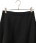 中古・古着 JIL SANDER (ジルサンダー) アシンメトリースカート ブラック サイズ:32：20000円