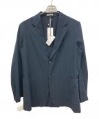 AURALEEオーラリー）の古着「HARD TWIST COTTON SILK VIYELLA JACKET」｜ネイビー