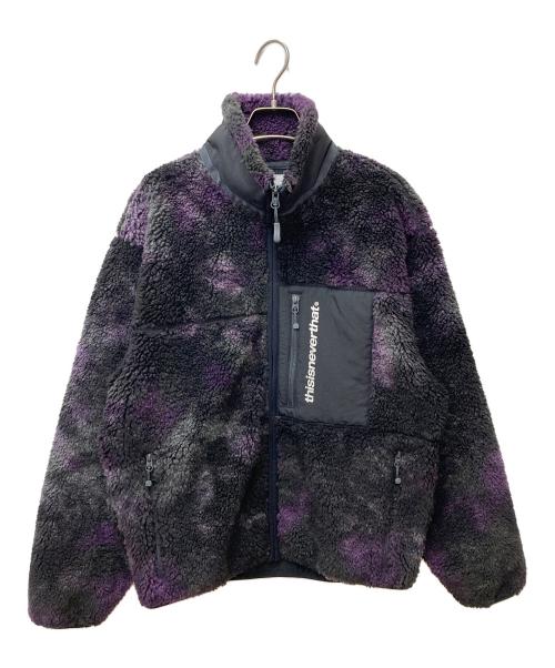 thisisneverthat（ディスイズネバーザット）thisisneverthat (ディスイズネバーザット) Sherpa Fleece Jacket パープル サイズ:Mの古着・服飾アイテム