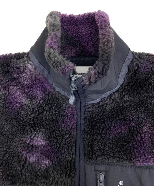 thisisneverthat（ディスイズネバーザット）thisisneverthat (ディスイズネバーザット) Sherpa Fleece Jacket パープル サイズ:Mの古着・服飾アイテム