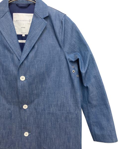 MACKINTOSH（マッキントッシュ）MACKINTOSH (マッキントッシュ) HYKE (ハイク) ゴム引きチェスターコート インディゴ サイズ:1の古着・服飾アイテム