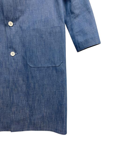 MACKINTOSH（マッキントッシュ）MACKINTOSH (マッキントッシュ) HYKE (ハイク) ゴム引きチェスターコート インディゴ サイズ:1の古着・服飾アイテム
