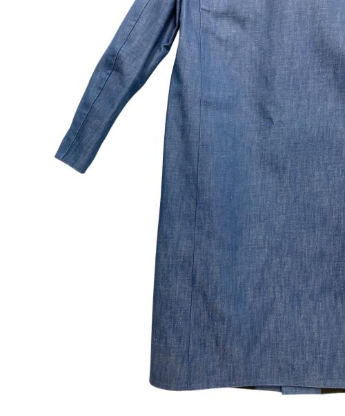 MACKINTOSH（マッキントッシュ）MACKINTOSH (マッキントッシュ) HYKE (ハイク) ゴム引きチェスターコート インディゴ サイズ:1の古着・服飾アイテム