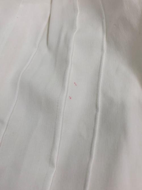 BLUMARINE（ブルマリン）BLUMARINE (ブルマリン) ノースリーブフレアワンピース ホワイト サイズ:42の古着・服飾アイテム