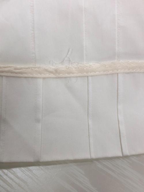 BLUMARINE（ブルマリン）BLUMARINE (ブルマリン) ノースリーブフレアワンピース ホワイト サイズ:42の古着・服飾アイテム