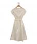 BLUMARINE (ブルマリン) ノースリーブフレアワンピース ホワイト サイズ:42：8000円