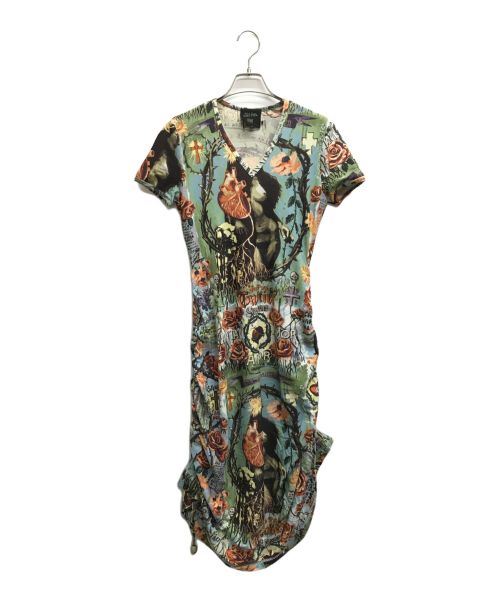 Jean Paul Gaultier FEMME（ジャンポールゴルチエ フェム）Jean Paul Gaultier FEMME (ジャンポールゴルチェフェム) ワンピース グリーン サイズ:40の古着・服飾アイテム