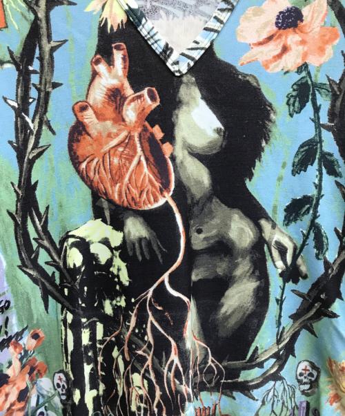 Jean Paul Gaultier FEMME（ジャンポールゴルチエ フェム）Jean Paul Gaultier FEMME (ジャンポールゴルチェフェム) ワンピース グリーン サイズ:40の古着・服飾アイテム