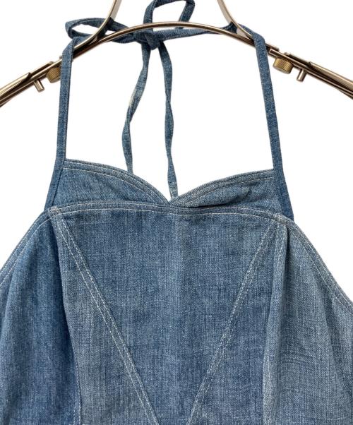 CHANEL（シャネル）CHANEL (シャネル) デニムキャミソール ブルー サイズ:38の古着・服飾アイテム