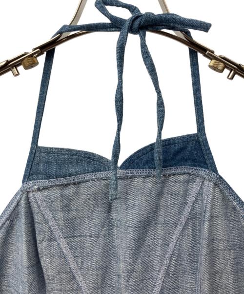 CHANEL（シャネル）CHANEL (シャネル) デニムキャミソール ブルー サイズ:38の古着・服飾アイテム