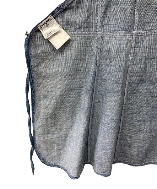 CHANEL（シャネル）CHANEL (シャネル) デニムキャミソール ブルー サイズ:38の古着・服飾アイテム