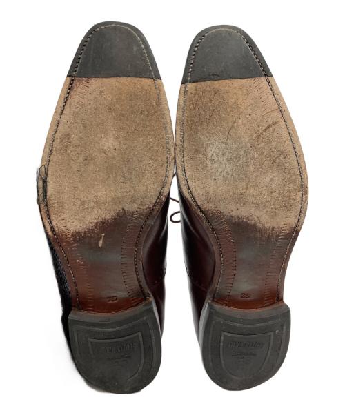 SCOTCH GRAIN（スコッチグレイン）SCOTCH GRAIN (スコッチグレイン) ストレートチップシューズ　1766 ブラウン サイズ:25の古着・服飾アイテム