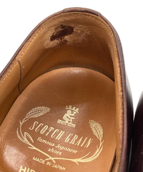 SCOTCH GRAIN（スコッチグレイン）SCOTCH GRAIN (スコッチグレイン) ストレートチップシューズ　1766 ブラウン サイズ:25の古着・服飾アイテム