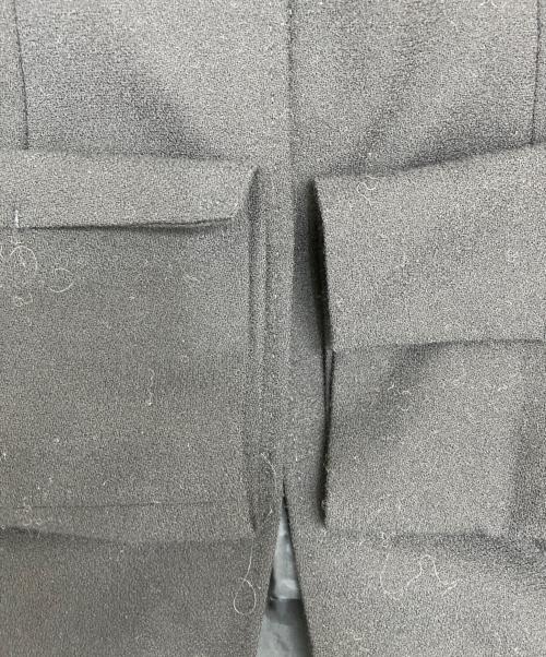 ANAYI（アナイ）ANAYI (アナイ) ウールジョーゼットクルーネックジャケット 102211-10-100-65-380 ネイビー サイズ:38の古着・服飾アイテム