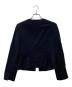 ANAYI (アナイ) ウールジョーゼットクルーネックジャケット 102211-10-100-65-380 ネイビー サイズ:38：11000円