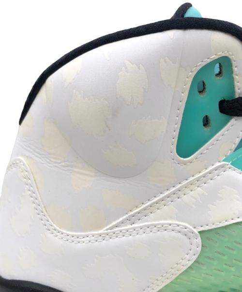 NIKE（ナイキ）NIKE (ナイキ) ハイカットスニーカー ホワイト×グリーン サイズ:27.5cmの古着・服飾アイテム