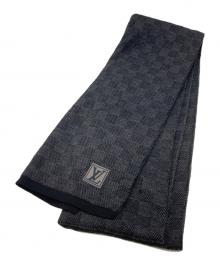LOUIS VUITTON（ルイ ヴィトン）の古着「エシャルプ プティ ダミエ」｜ブラック