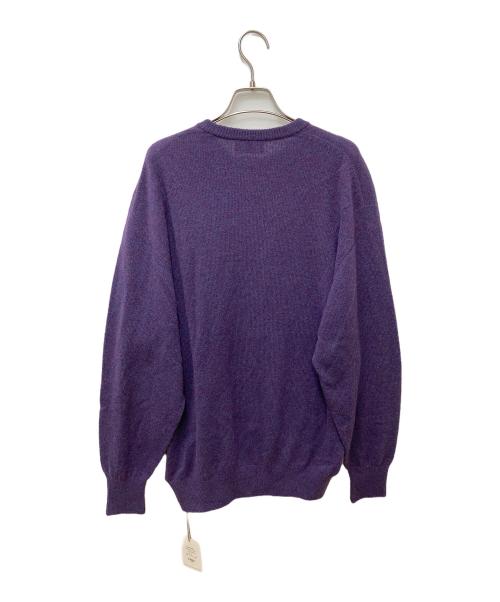 HERILL（ヘリル）HERILL (ヘリル) Wholegarment Pullover 23-080-HL-8000-3 パープル サイズ:3 未使用品の古着・服飾アイテム