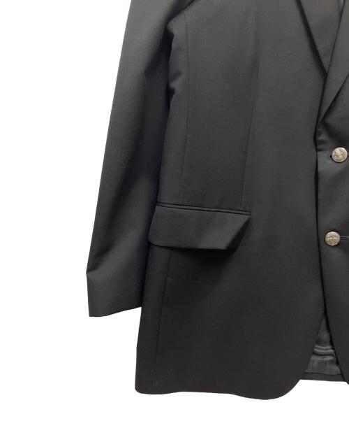 346 BROOKS BROTHERS（346 ブルックスブラザーズ）346 BROOKS BROTHERS (346 ブルックスブラザーズ) ウール金釦テーラードジャケット ブラック サイズ:40の古着・服飾アイテム