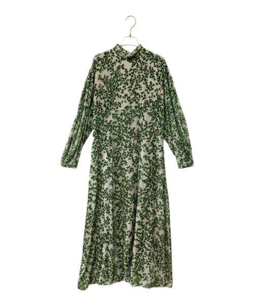 CLANE（クラネ）CLANE (クラネ) フローレットオパールワンピース グリーン サイズ:1の古着・服飾アイテム