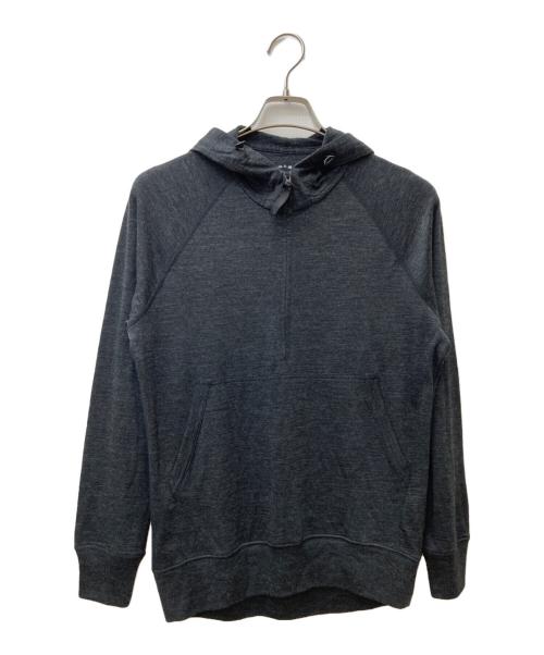 山と道（ヤマトミチ）山と道 (ヤマトミチ) Merino Hoody チャコールグレー サイズ:Sの古着・服飾アイテム