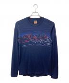 Icebreakerアイスブレーカー）の古着「200 オアシス ロングスリーブ」｜ネイビー