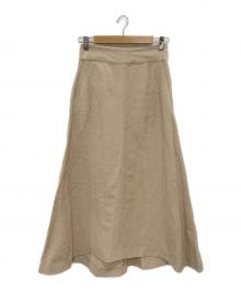 Whim Gazette（ウィムガゼット）の古着「フレアスカート」｜ベージュ