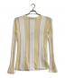 MARNI (マルニ) White Striped sweater ホワイト×ベージュ サイズ:３６：10000円