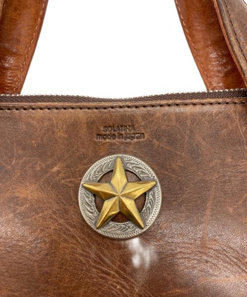 SOLATINA（ソラチナ）SOLATINA (ソラチナ) レザーミニバッグ ブラウンの古着・服飾アイテム