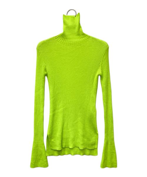 nagonstans（ナゴンスタンス）nagonstans (ナゴンスタンス) high-neck long sleeves 470FS170-0040 ライトグリーン サイズ:Mの古着・服飾アイテム